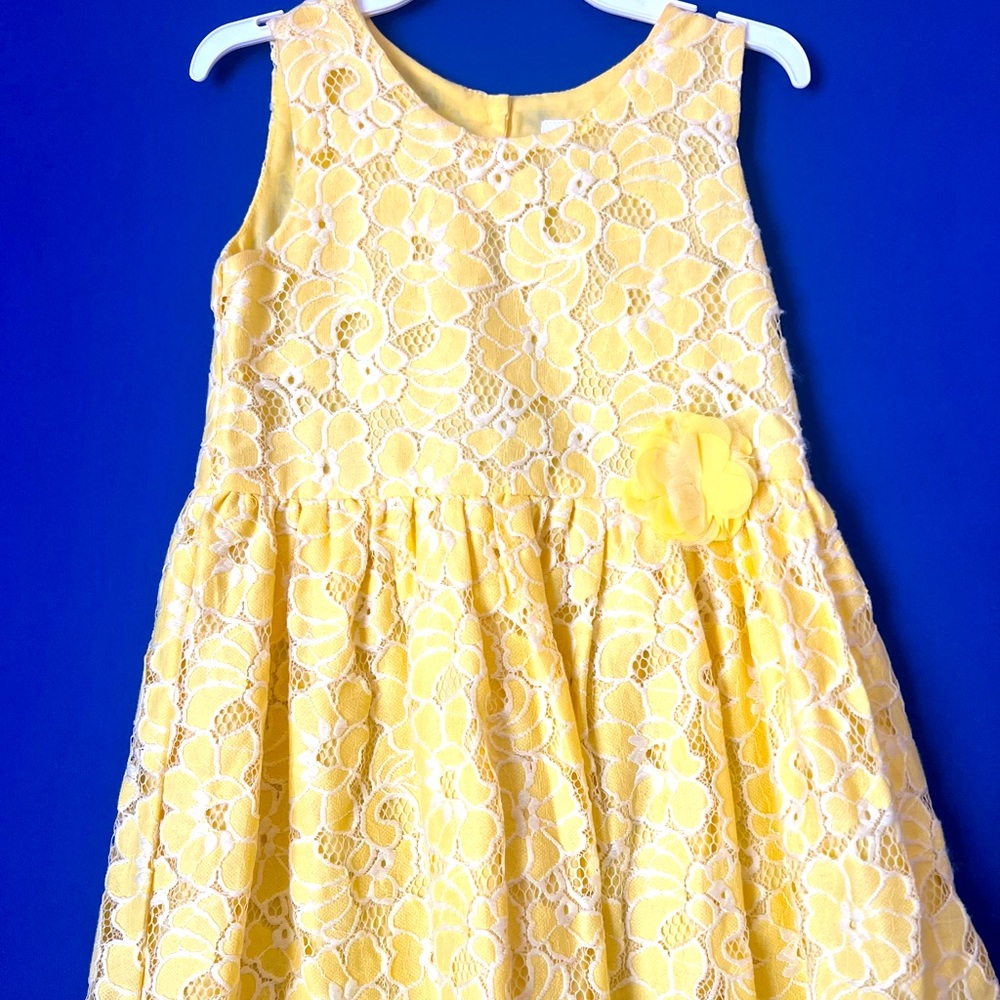 Yellow Lace Dress